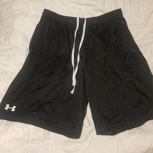 Under Armour black athletic shorts